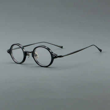 Goil Retro Round Titanium Glasses Frame